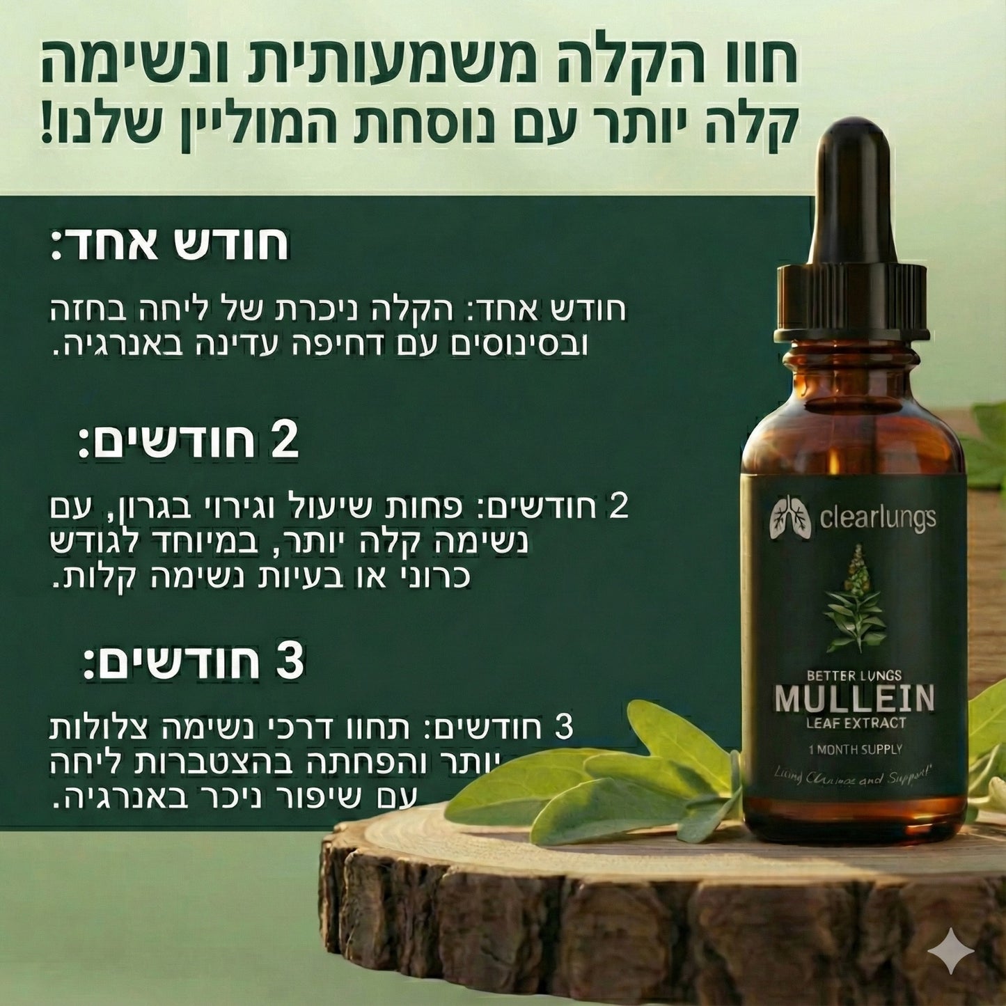 Clearlungs - פתרון מתקדם לניקוי ושיקום הריאות והנשימה